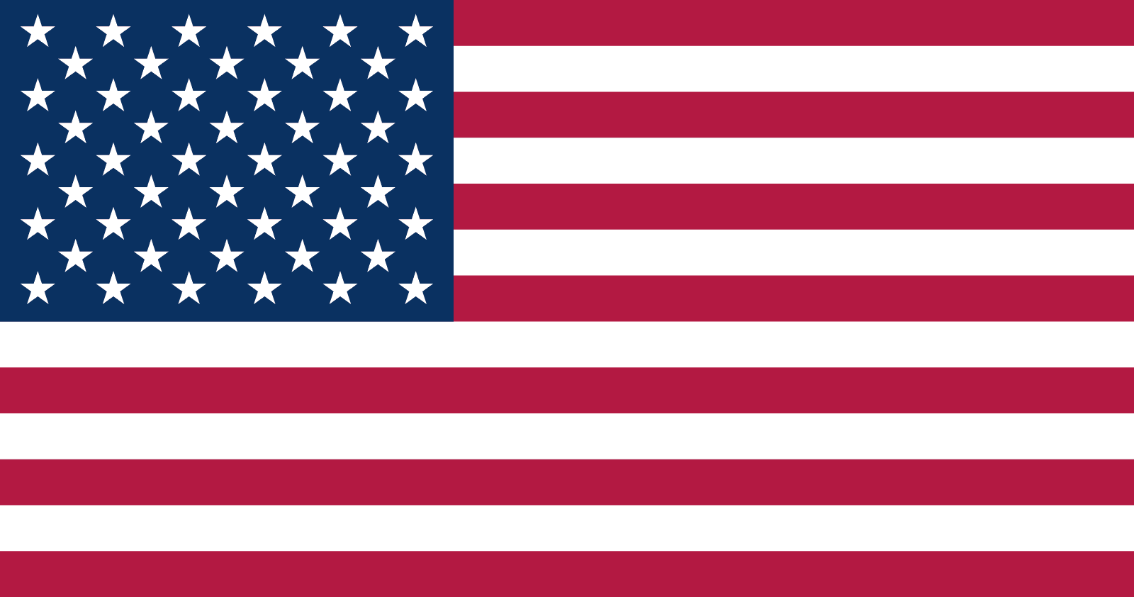 Flag of the United States representing the U.S. office